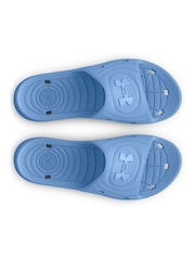 Under Armour Blue M Locker IV Sliders - Image 4 of 5