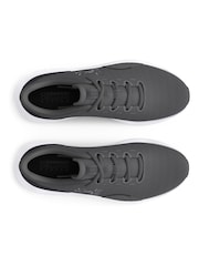 Under Armour Grey/Black Surge 4 Trainers - Image 4 of 5