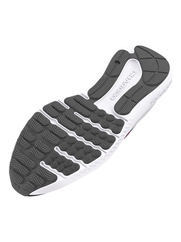 Under Armour Grey/Red Surge 4 Trainers - Image 5 of 5