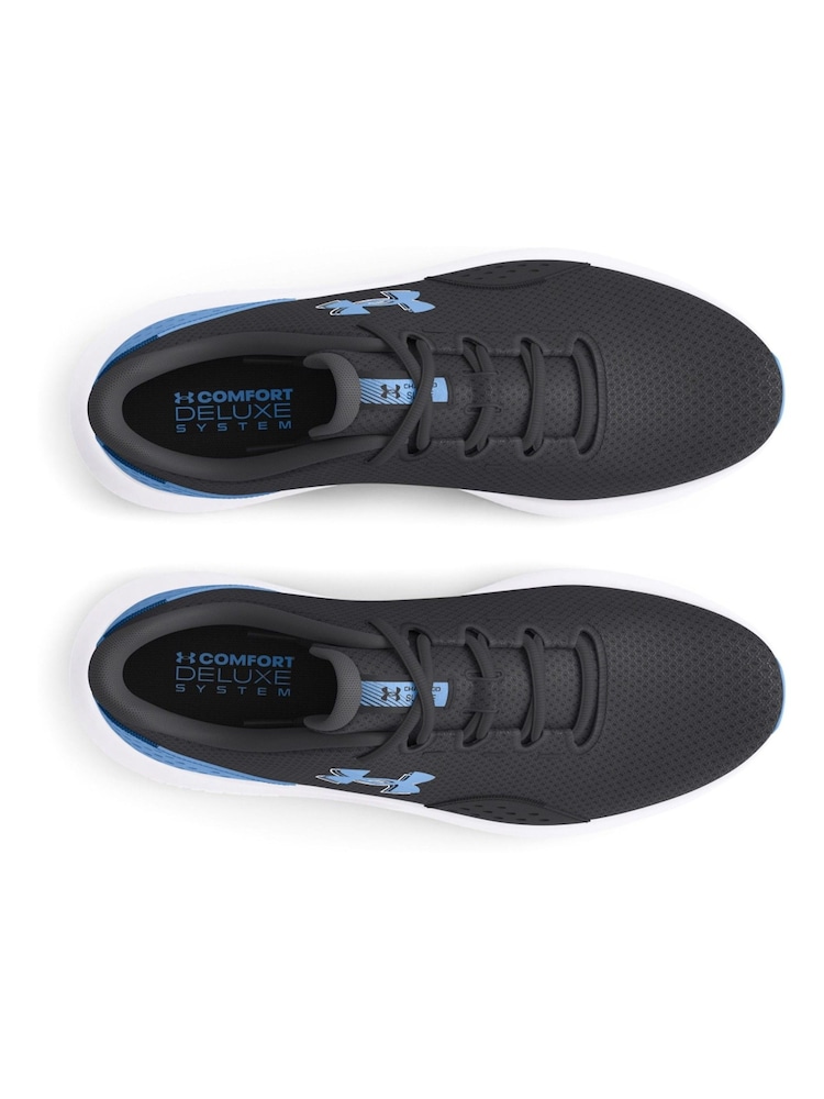 Under Armour Black Ground Surge 4 Trainers - Image 3 of 5