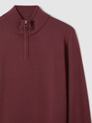 Reiss s širokim ovratnikom iz merino volne s polovično zadrgo  Blackhall - Slika 5 iz 6