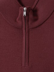 Reiss s širokim ovratnikom iz merino volne s polovično zadrgo  Blackhall - Slika 6 iz 6