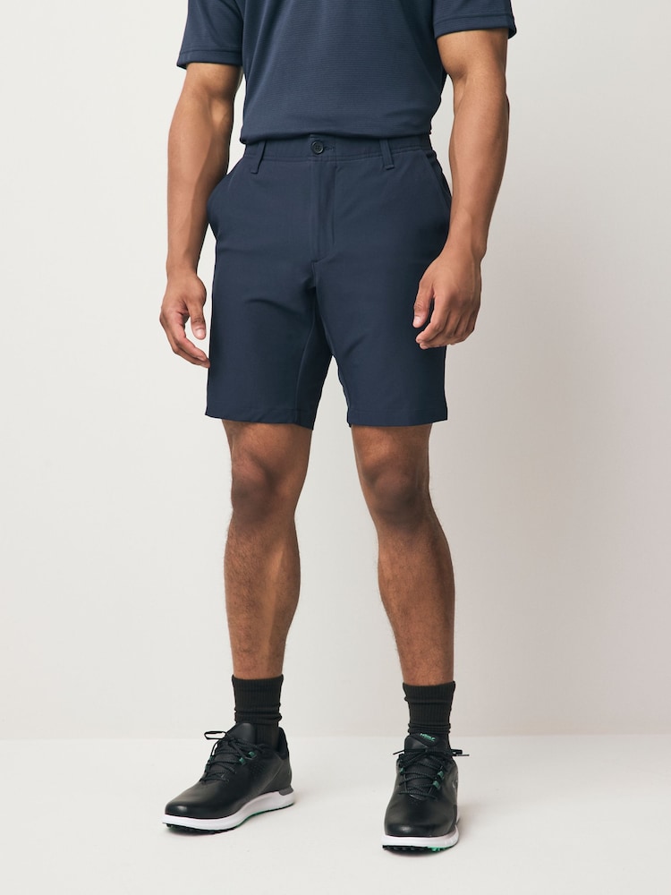 Under Armour Blue Golf Drive Taper Shorts - Image 1 of 6