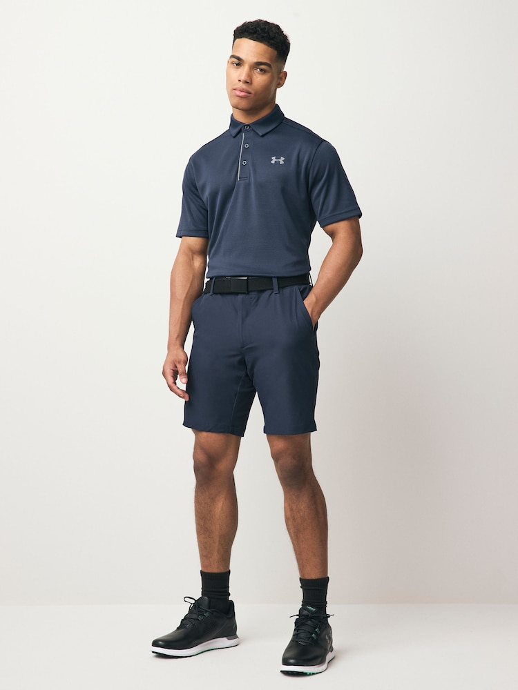 Under Armour Blue Golf Drive Taper Shorts - Image 2 of 6