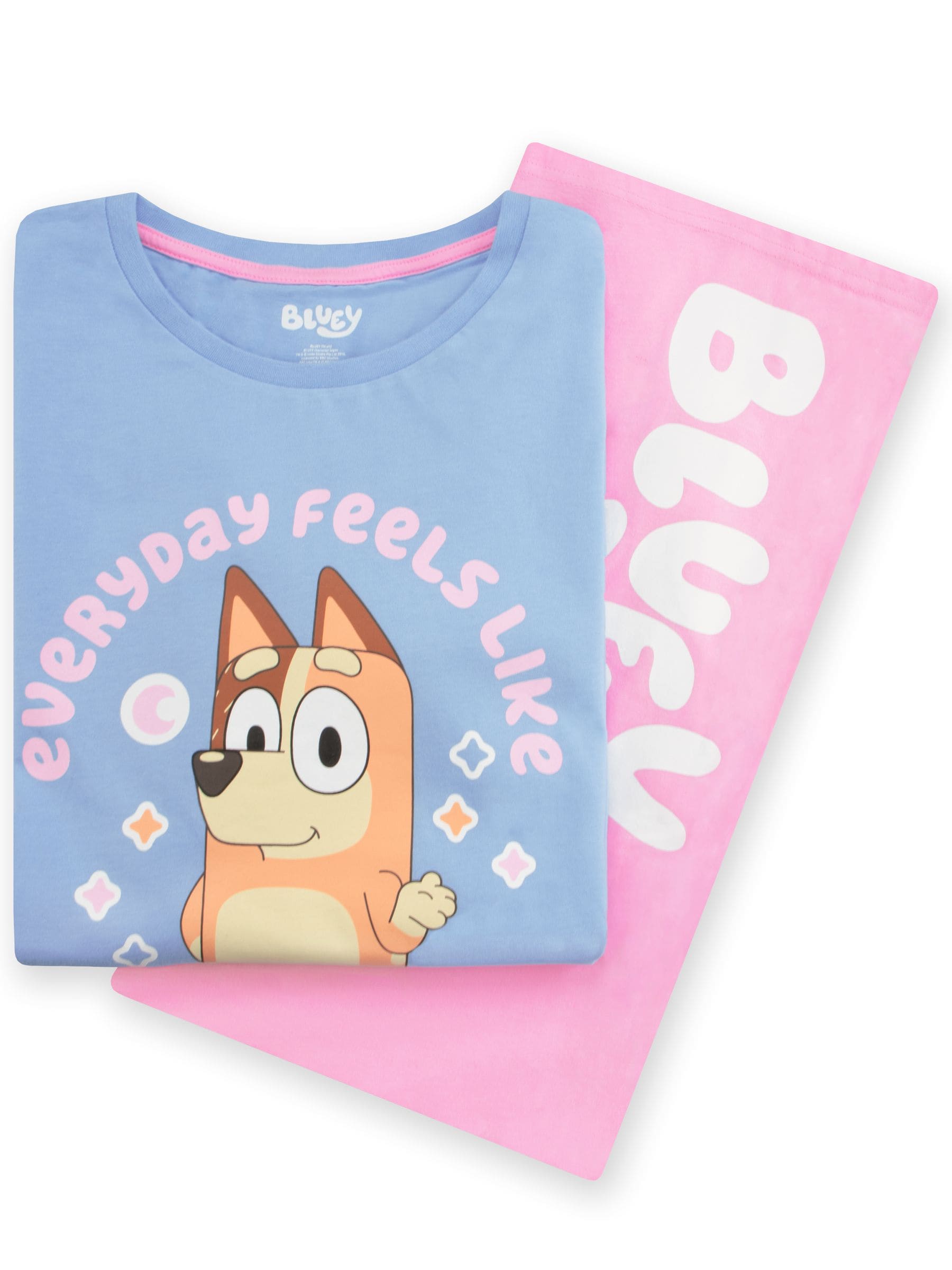 Bluey Women's Pink Chili Short Sleeve Pyjamas In | Size: 2XL - Image 2