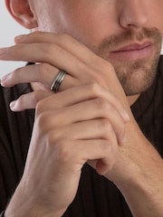 Beaverbrooks Titanium Rhodium Ring - Image 3 of 4