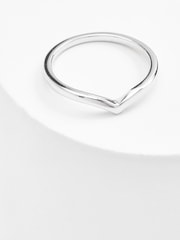 Sterling Silver Wishbone Ring - Image 1 of 3