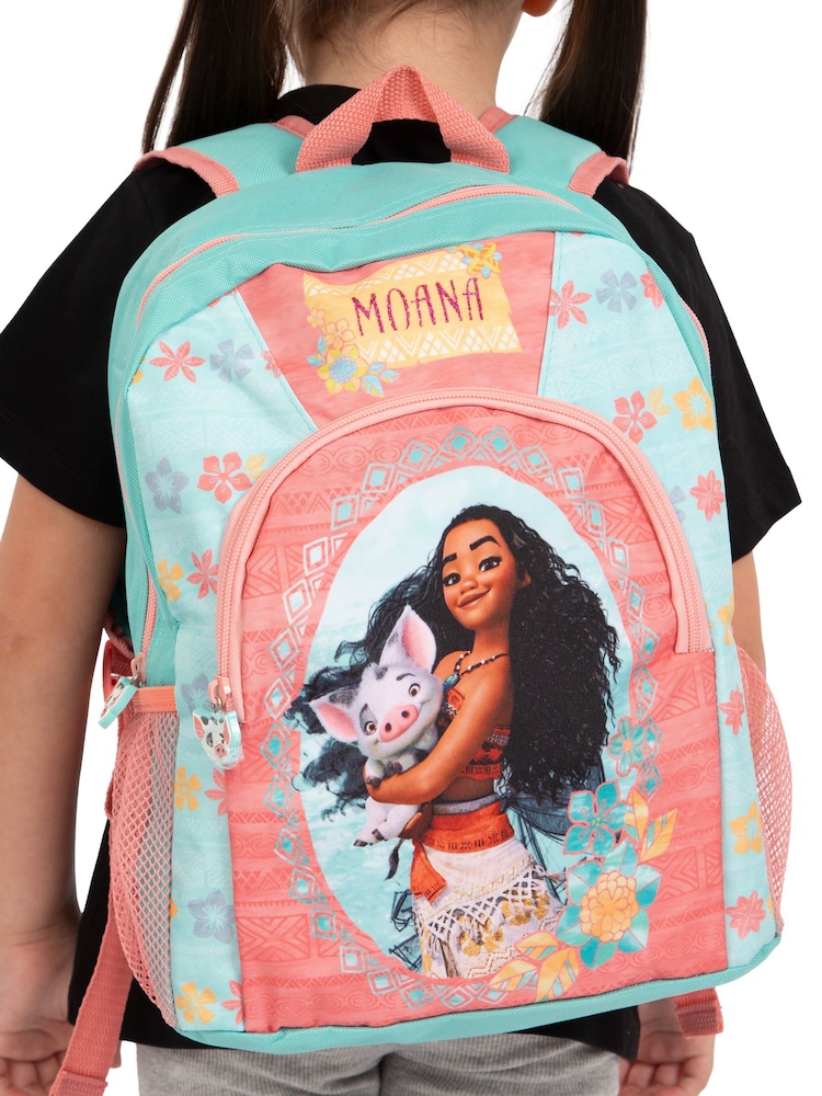 Character Blue Disney Moana And Pua Backpack - Image 2 of 9 Character Blue Disney Moana And Pua Backpack - Image 2 of 9