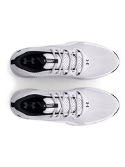 Under Armour White Golf Charged Draw 2 Wide Shoes - Image 4 of 5
