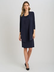 Gina Bacconi Blue Golda Dress And Jacket - Image 3 of 7