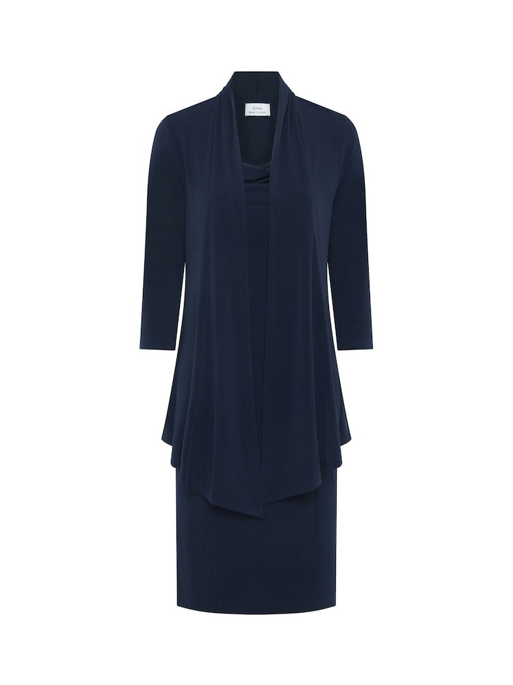 Gina Bacconi Blue Golda Dress And Jacket - Image 7 of 7 Gina Bacconi Blue Golda Dress And Jacket - Image 7 of 7