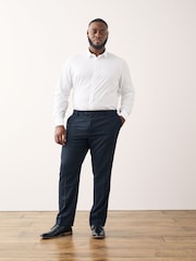 White Regular Fit Double Cuff 100% Cotton Shirt - Image 2 of 4