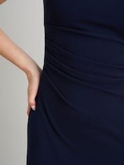 Gina Bacconi Blue Risa Off-Shoulder Ruffle Maxi Dress - Image 4 of 6