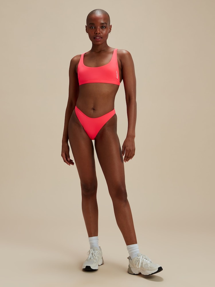 Speedo Orange Womens Quick Drying Convertible Bikini Top - Image 1 of 5