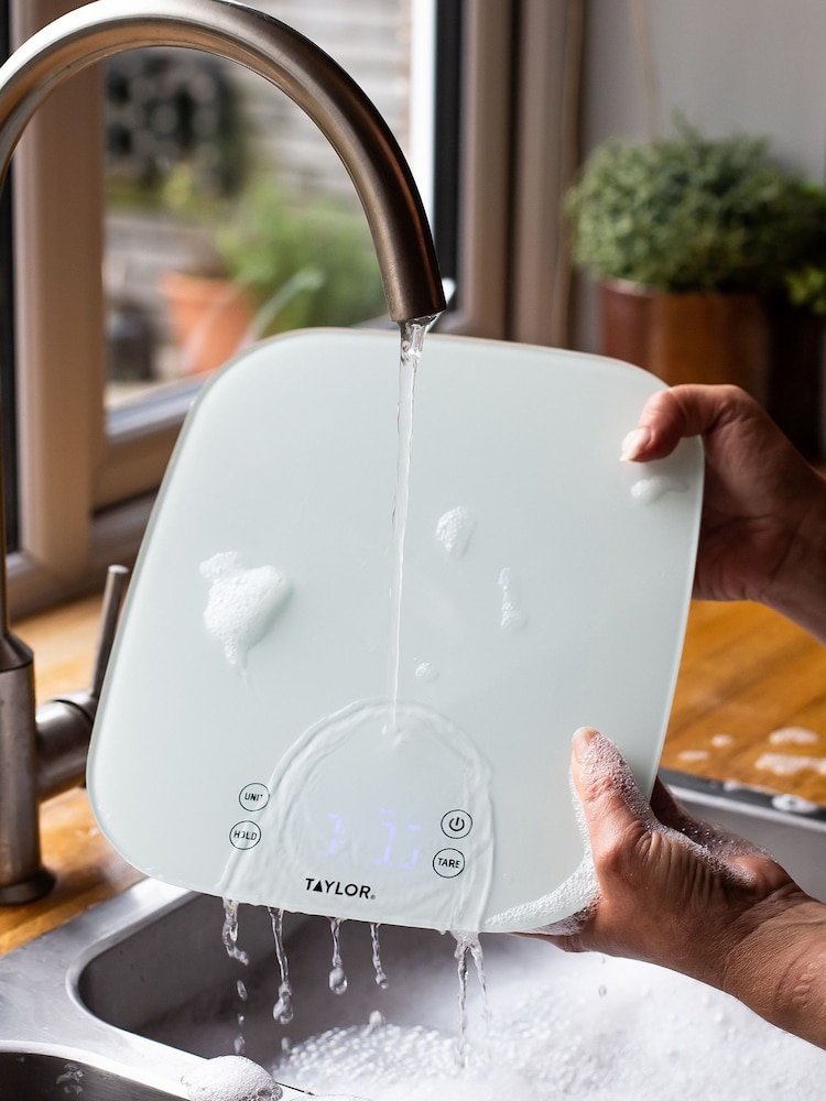 Silver Waterproof 14kg Kitchen Digital Scale - Image 2 of 3