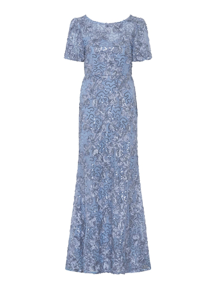 Gina Bacconi Blue Mimmi Sequin Maxi Dress - Image 7 of 7
