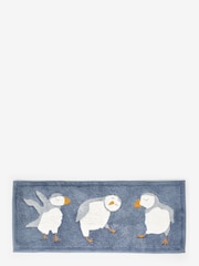 Blue Puffin 100% Cotton Runner Bath Mat - Image 2 of 2