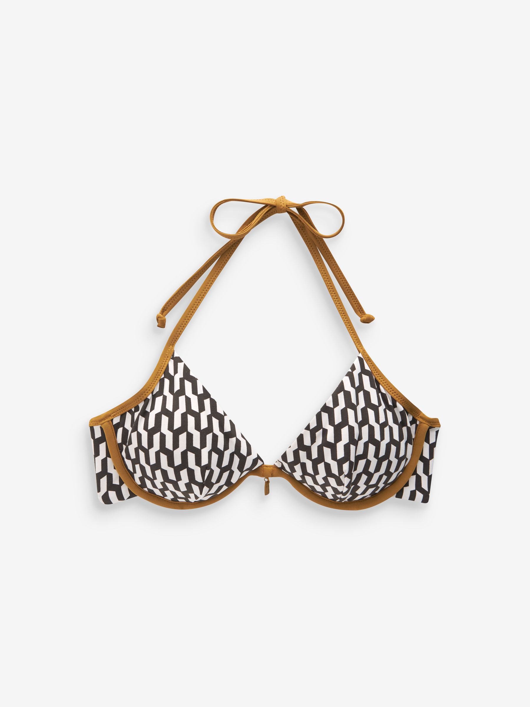 Buy Tan Ecru Scion at Next Metsa Rayo Reversible Non Padded Wired BIkini Top from Next Luxembourg