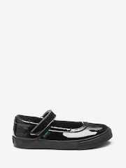 Kickers Black Infants Tovni Brogue Mary Jane Patent Leather Shoes - Image 1 of 8