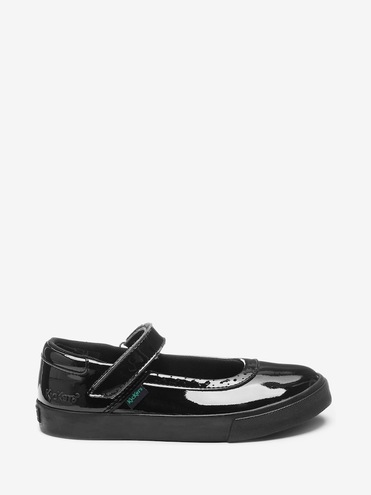 Kickers Black Infants Tovni Brogue Mary Jane Patent Leather Shoes - Image 1 of 8
