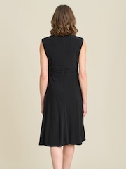 Gina Bacconi Black Suri Sleeveless Dress - Image 3 of 6