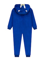 Character Blue Sonic The Hedgehog Onesie With 3D Ears - Image 7 of 8