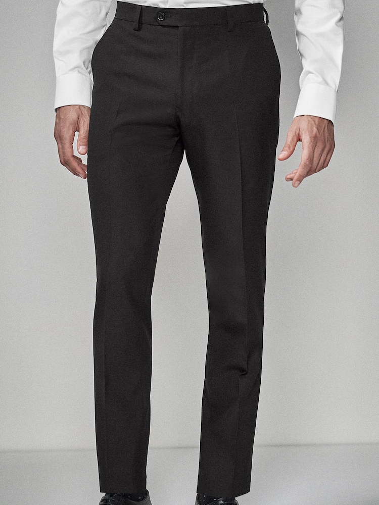 Noir - Coupe fine - Pantalon de costume - Image 1 of 7