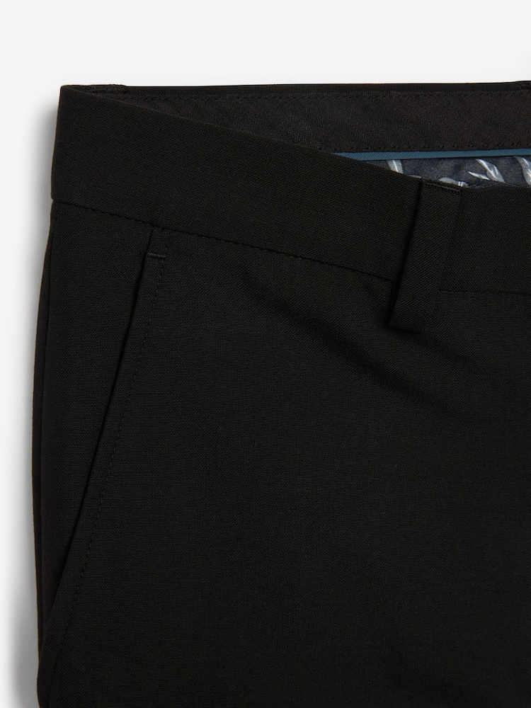 Noir - Coupe fine - Pantalon de costume - Image 6 of 7