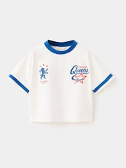 Mango White England World Cup T-Shirt - Image 3 of 6