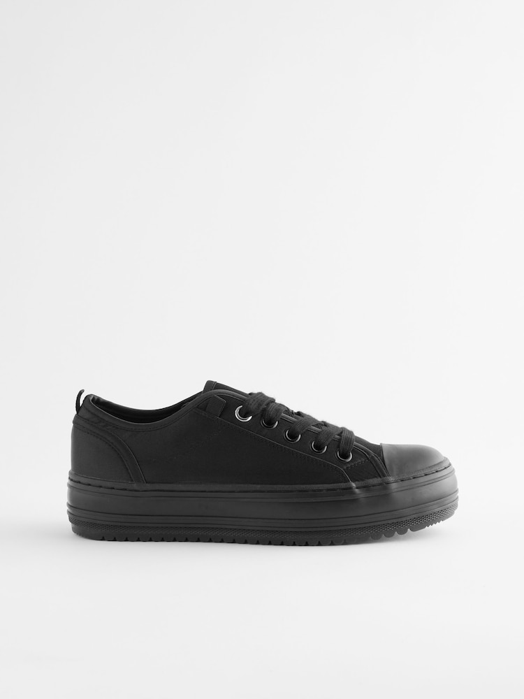 Black Forever Comfort® Chunky Baseball Trainers - Image 2 of 6