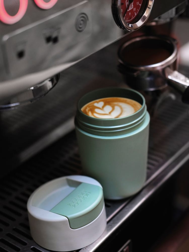 Joseph Joseph Green Sipp Travel Mug With Hygienic Lid - Image 2 of 4