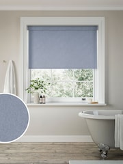 Denim Blue Augustus Made to Measure Roller Blind - Image 1 of 6