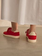 rdeča - Forever Comfort ® Slim na vezalke; z vezalkami Trenerji - Slika 3 iz 8