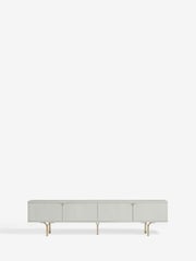 Light Evie Oak Effect Up to 80 inch Slim TV Unit - Image 4 of 13