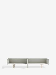Light Evie Oak Effect Up to 80 inch Slim TV Unit - Image 8 of 13