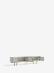 Light Evie Oak Effect Up to 80 inch Slim TV Unit - Image 9 of 13