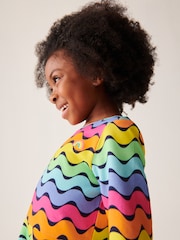 Little Bird by Jools Oliver Multi Long Sleeve Skater Dress - Image 6 of 9