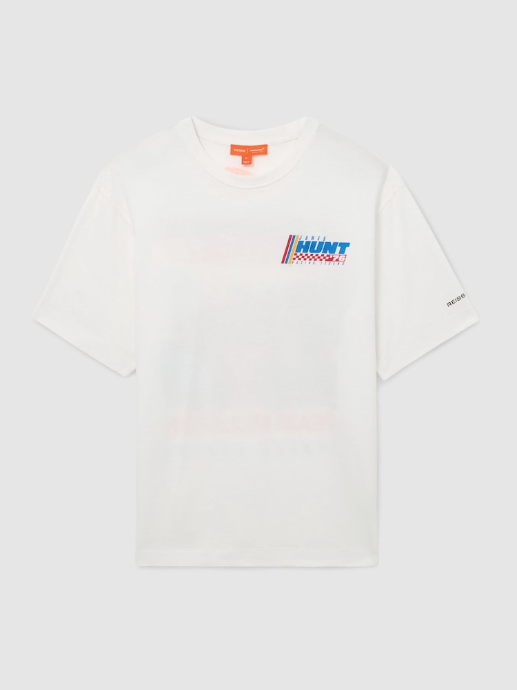McLaren Racing Cotton James Hunt T-Shirt - Image 2 of 8 McLaren Racing Cotton James Hunt T-Shirt - Image 2 of 8