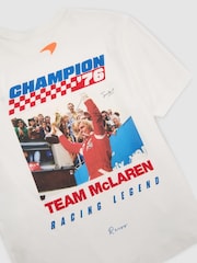 McLaren Racing Cotton James Hunt T-Shirt - Image 7 of 8