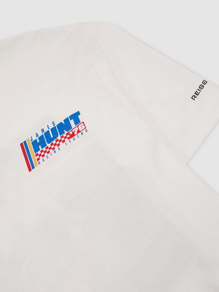 McLaren Racing Cotton James Hunt T-Shirt - Image 8 of 8 McLaren Racing Cotton James Hunt T-Shirt - Image 8 of 8