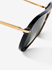 Ralph Lauren Black And Gold Sunglasses - Image 3 of 3