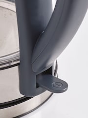 Grey Chrome/Glass Kettle - Image 2 of 4