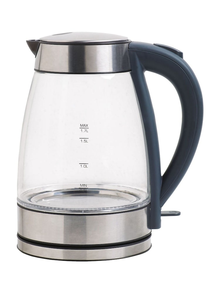 Grey Chrome/Glass Kettle - Image 4 of 4