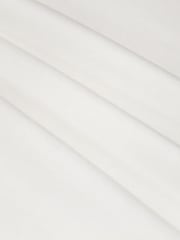 Reiss White Salina Cotton-Modal V-Neck Tailored-Fit T-Shirt - Image 6 of 6