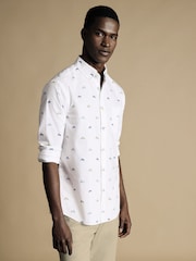 Charles Tyrwhitt Hare Shirt aus 100 % Baumwolle, bügelfrei, mit Stretch und Print - Bild 2 von 7