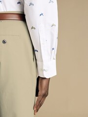 Charles Tyrwhitt Hare Shirt aus 100 % Baumwolle, bügelfrei, mit Stretch und Print - Bild 4 von 7