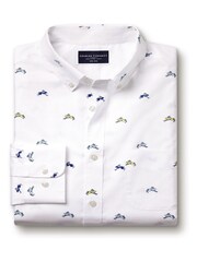 Charles Tyrwhitt Hare Shirt aus 100 % Baumwolle, bügelfrei, mit Stretch und Print - Bild 5 von 7
