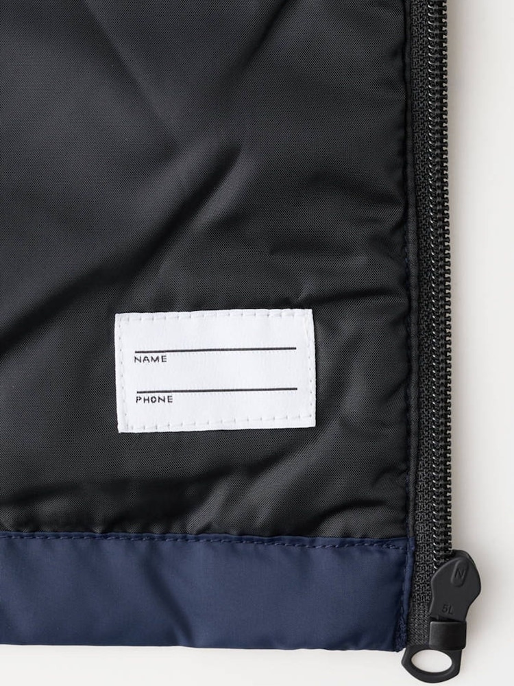 Mango Blue Hooded Raincoat Jacket - Image 4 of 4 Mango Blue Hooded Raincoat Jacket - Image 4 of 4