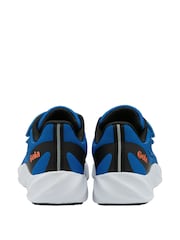 Gola Blue Alzir Twin Bar Quick Fasten Kids Training Trainers - Image 3 of 4