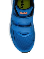 Gola Blue Alzir Twin Bar Quick Fasten Kids Training Trainers - Image 4 of 4